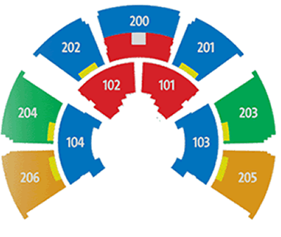 Grand Chapiteau at Randalls Island Park New York, NY - seating chart ...